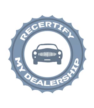 Recertify My Dealership